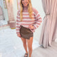 Aki Striped Turtleneck Sweater