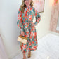 Quinn Floral Tie Waist Maxi Dress