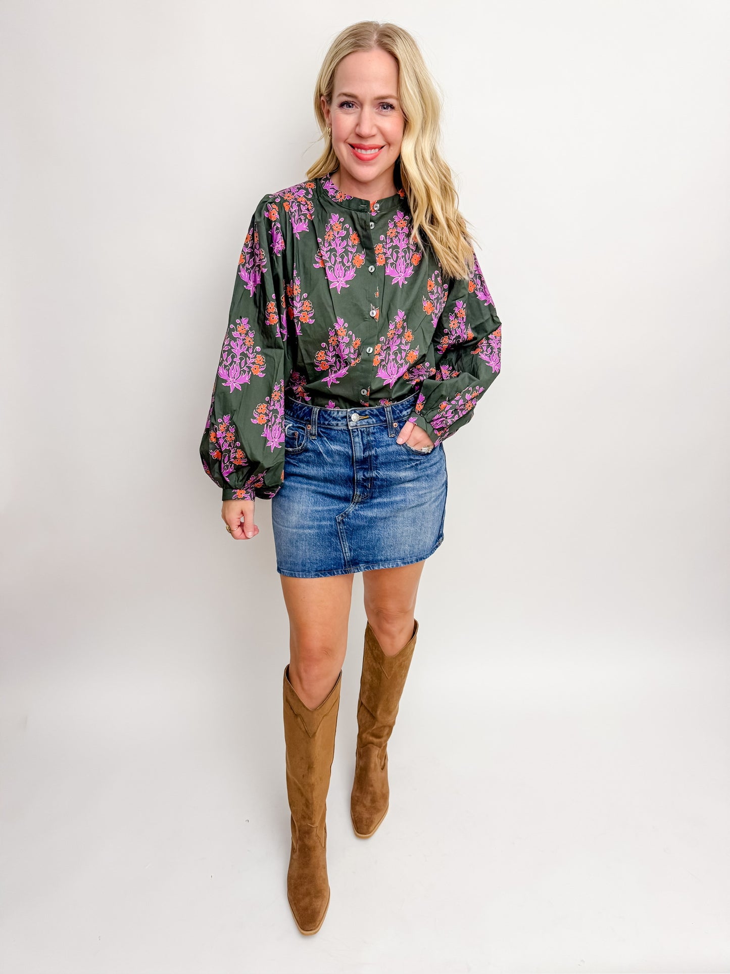 Botanica Button Up Blouse