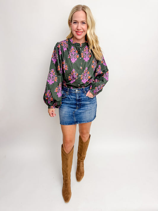 Botanica Button Up Blouse