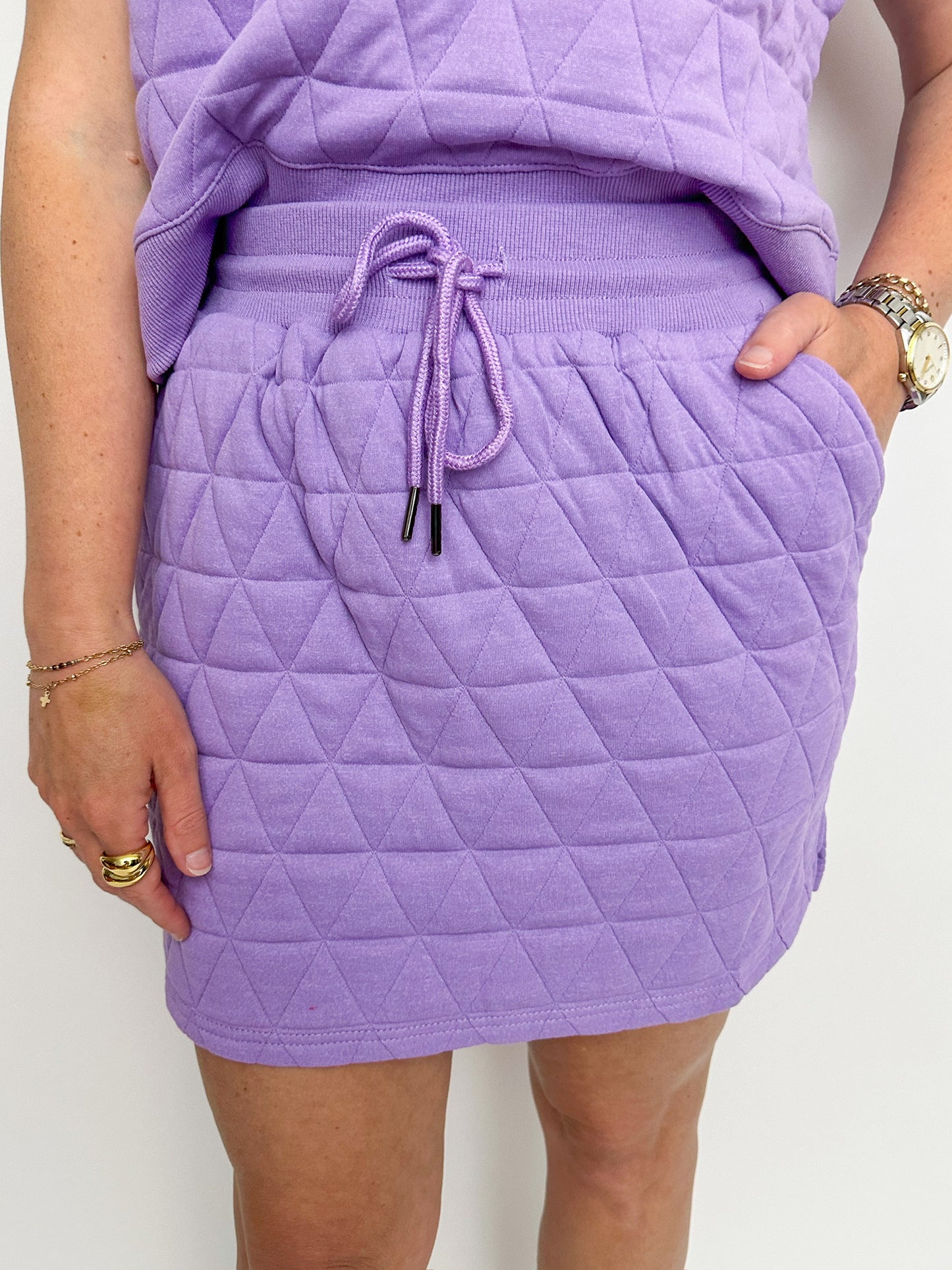 Fresh Air Quilted Skirt