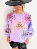 Spiderweb Jeweled Sweatshirt