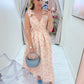 Toile de Fleur Jacquard Maxi Dress