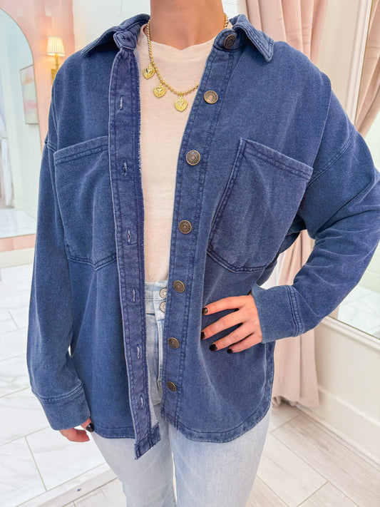 ZS All Day Knit Denim Jacket