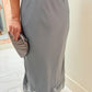 Misty Gray Maxi Skirt