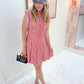 Georgia Gingham Pleat Mini Dress