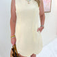 Canary Linen Mini Dress
