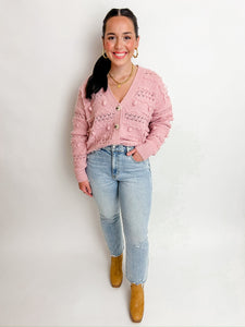 Delicate Details Button Up Cardi