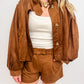 Deirdra Suede Jacket