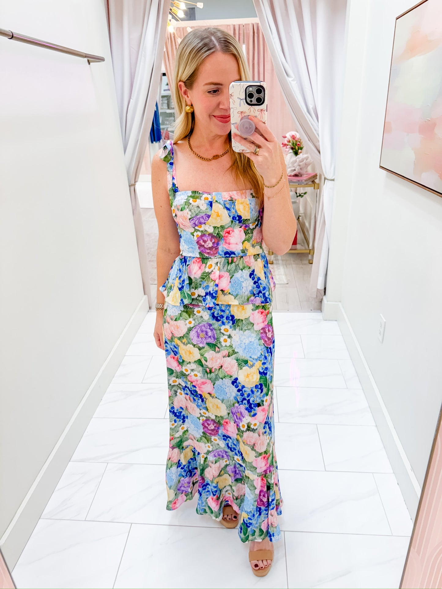 Paxton Midi Dress Flower Shop