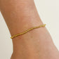 2mm Gold Beaded Bracelet