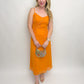 Prickly Petal Applique Midi Dress