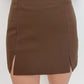 Double Slit Mini Skort