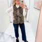 Catya Leopard Tie Vest