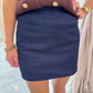 Cindi Denim Mini Skort