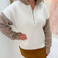 Briarwood Colorblock Half Zip Sweater