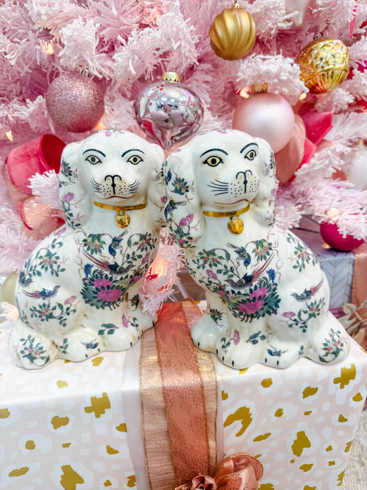 Staffordshire Dog-Rose Medallion-Large