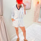 ZS Helena Striped Airy Gauze Button Up