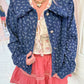 Bloom On Printed Denim Jacket