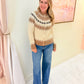 Ski Pattern Knitted Cardigan