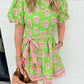 Fiona Floral Print Mini Dress
