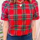 Noelle Tartan Blouse