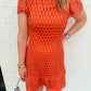 Kayla Flutter Sleeves Lace Mini Dress