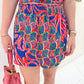 Stevie Skort Nautical Geo