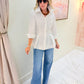 Polly Peplum Button Down Shirt