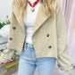 Something Secret Cropped Trench Jacket