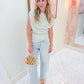 Secret Place Asymmetrical Satin Top