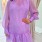 Time For Tea Chiffon Mini Dress