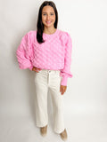 Wavy Textured Sweater