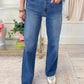 JBD Slim Palazzo w/ Scissor Cut
