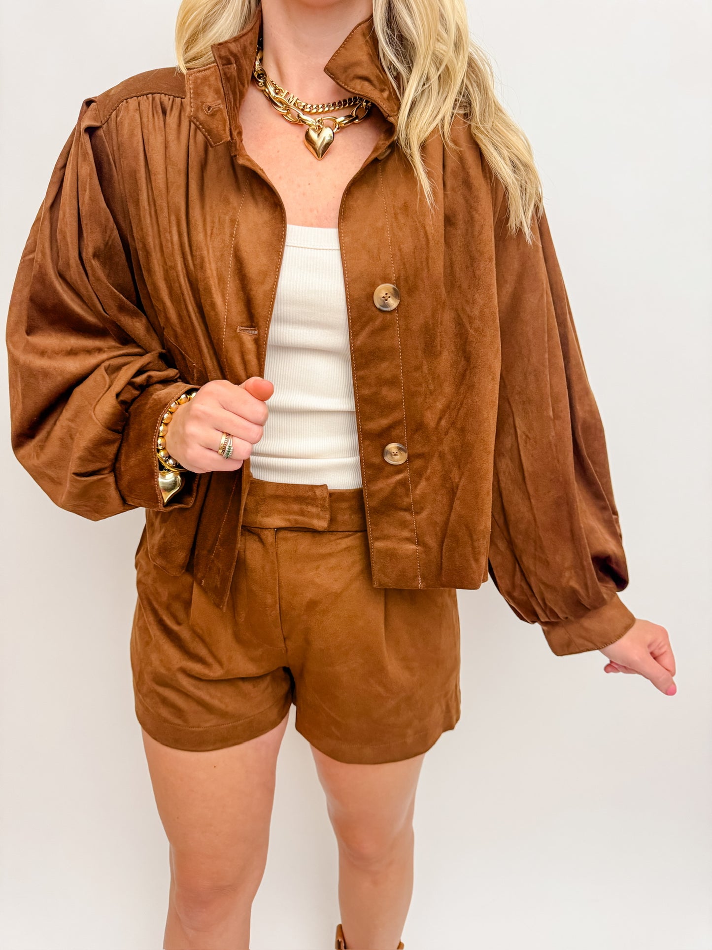 Deirdra Suede Jacket
