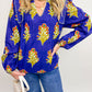 Willa Floral Vneck Blouse