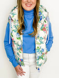 Mary Kate Floral Puffer Vest