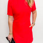 Valerie Tie Back Crinkle Cocktail Dress