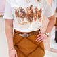 ZS Howdy Horses Boyfriend Tee