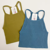 Knock Out Halter Seamless Tank