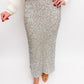 Luster Sequin Maxi Skirt