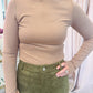 Ronan Mock Neck Top with Thumbhole