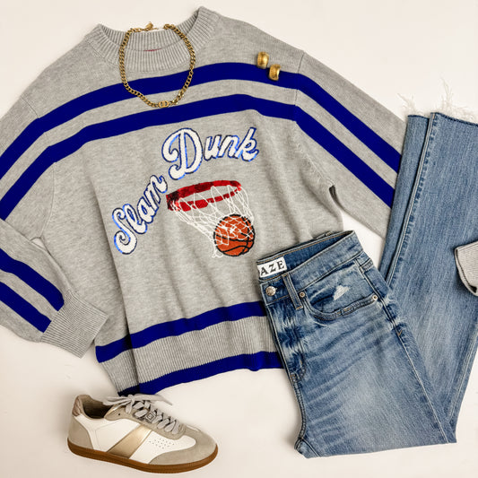 Sequin Slam Dunk Sweater