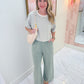 Wide Leg Knit Lounge Pant