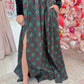 Monroe Maxi Skirt Mistletoe Plaid