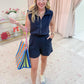 Power Play Quarter Zip Romper