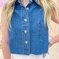 Aubree Denim Crop Top