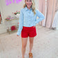Abbey Cropped Denim Shirt