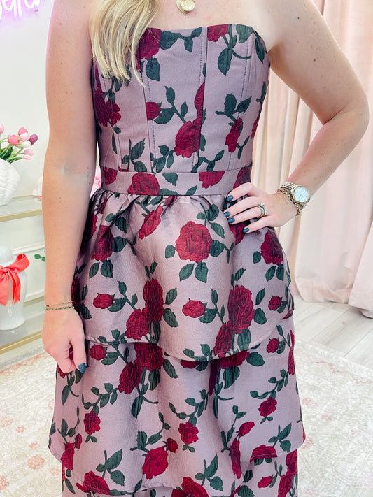 Rumi  Floral Midi Dress