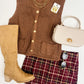 Coco Relaxed Knit Sweater Vest